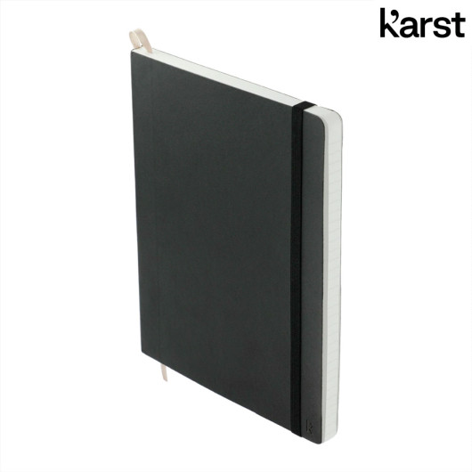 Black Karst A5 Stone Paper Hardcover Notebook
